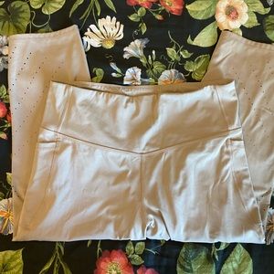 Tan colored work out pants